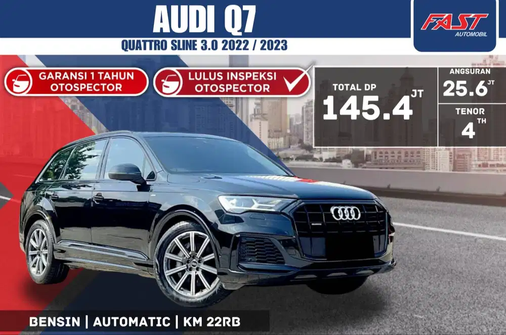 AUDI Q7 QUATTRO SLINE 3.0 TFSi FACELIFT 2023 / 2022 LOW KM.22RB & PAJA