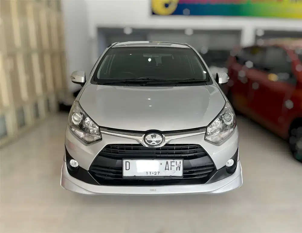 Toyota Agya G TRD matic 2017 silver 1200cc