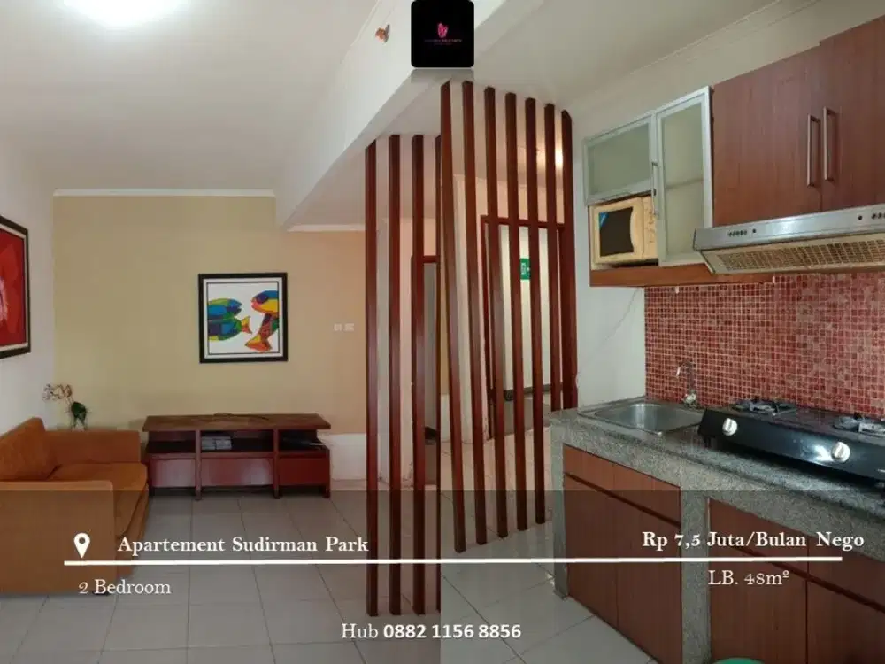 Disewakan Apartement Sudirman Park High Floor 2BR Furnished
