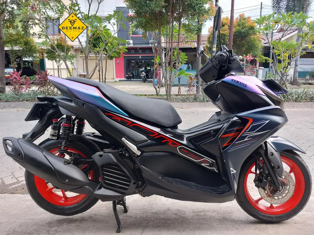 (DP 300 Rb)‼️ Yamaha Aerox Cyber City Biru Mulus 2022 Cash / Kredit