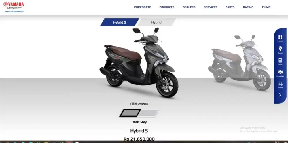 Dijual motor baru bekas hadiah