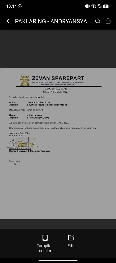 Mencari pekerjaan apa saya yang penting halal