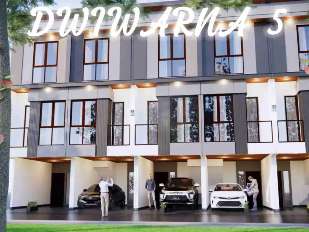 Di Jual Rumah Ready Dwiwarna Dekat Stasiun Sawah Besar Jakarta Pusat