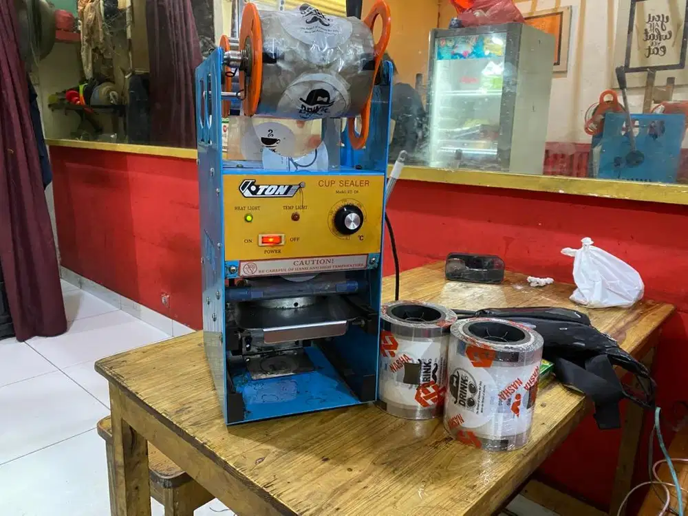 Jual Cup Sealer TON Model ET-D8 Free 2 Ball Z Drink
