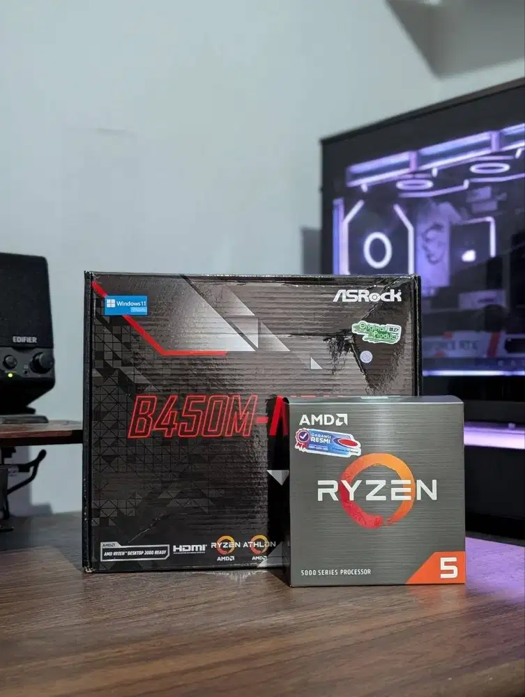 Ryzen 5 5500 + AsRock B450M HDV