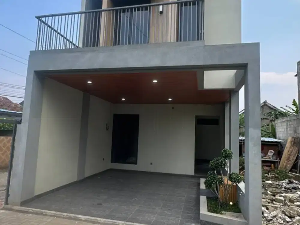 Cluster jepang laris bonus semi furnished di limo Depok