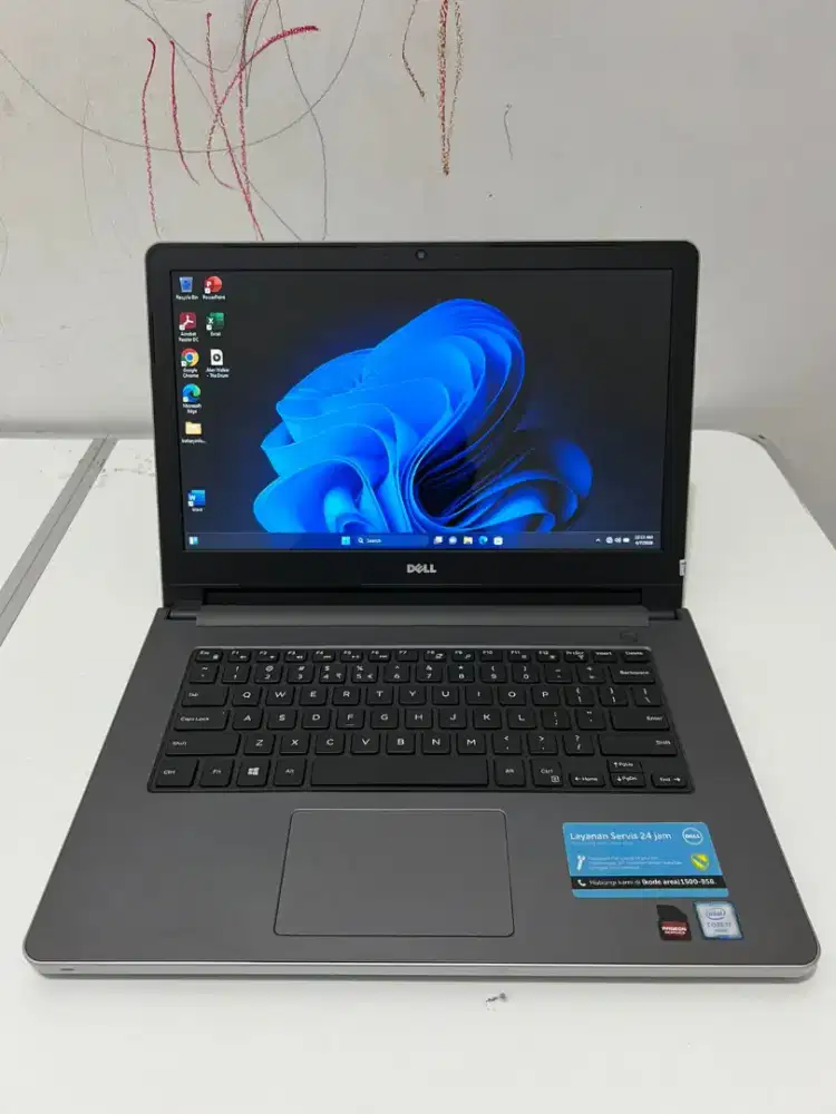 Laptop Dell Gaming Core i7 RAM 10GB SSD VGA RADEON 4GB