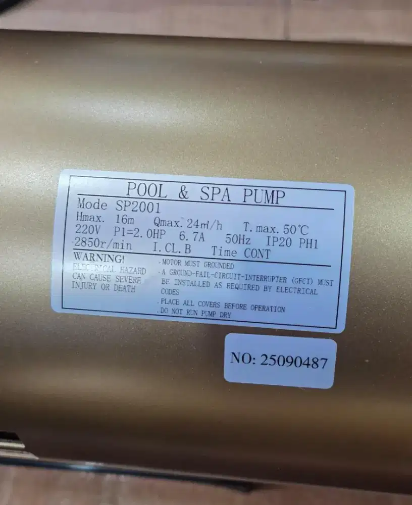 Pompa hayward 3/4 hp