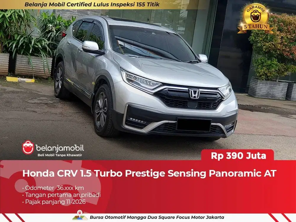 [GARANSI 5TH] Honda CRV CR-V CR V 1.5 Turbo Prestige Sensing 2022/2023