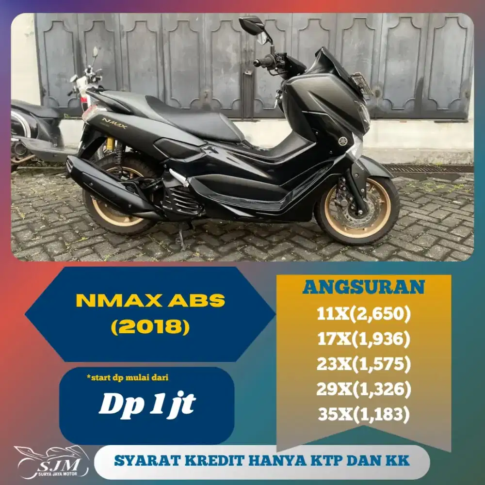 YAMAHA NMAX ABS 2018 CASH & KREDIT