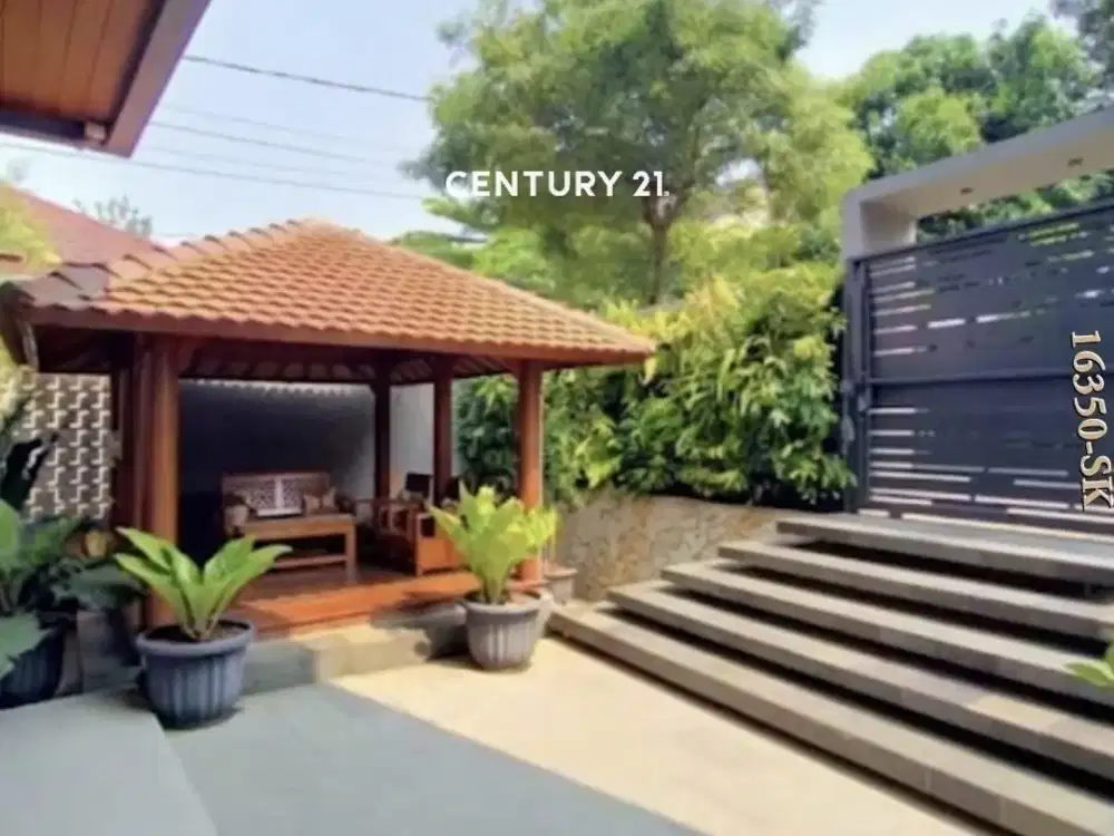 RUMAH Cantik Hook Full Renov Dalam Komplek Nyaman Siap Huni Pondok Ranji, Bintaro, Tangerang Selatan