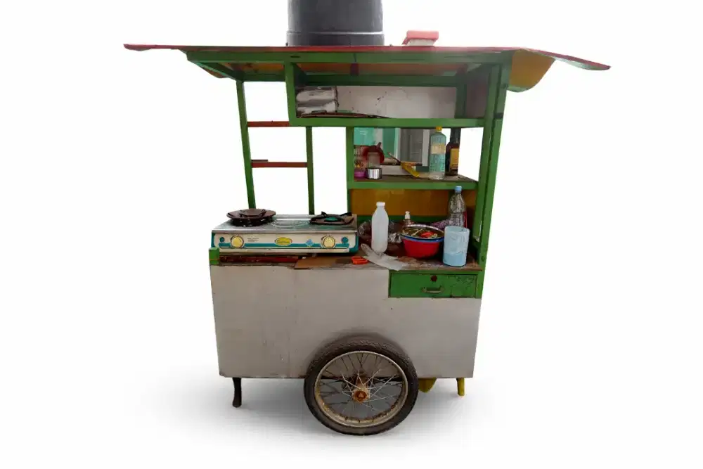 Gerobak Mie Ayam/Bakso Full Besi Murah Nego Siap Pakai