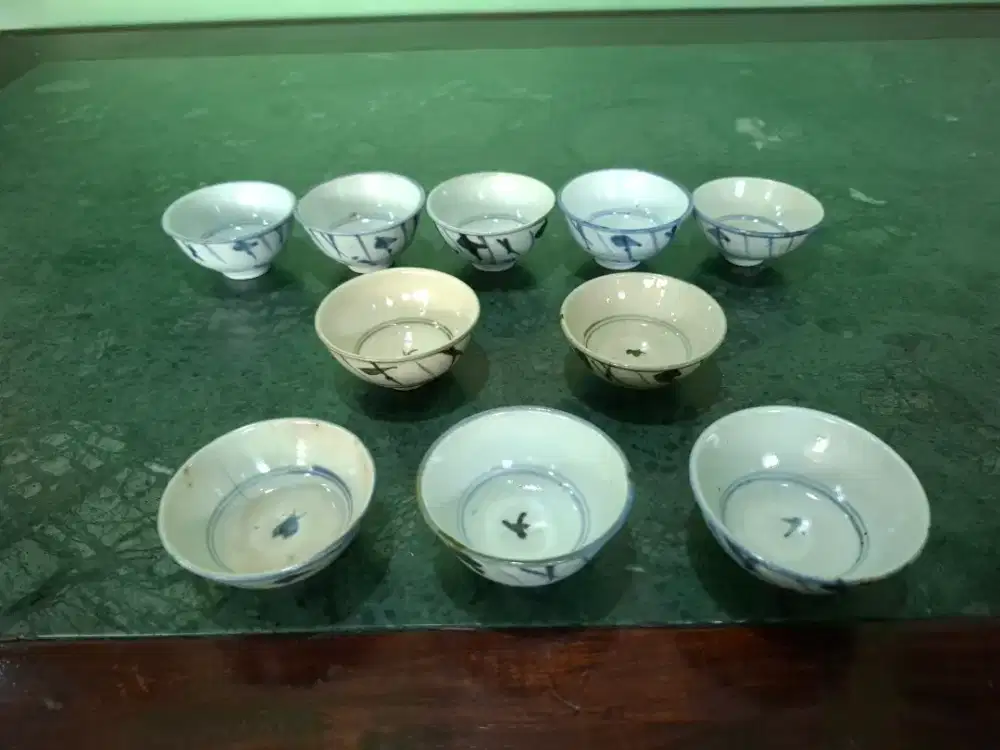 10 pcs mangkok samtiong tua