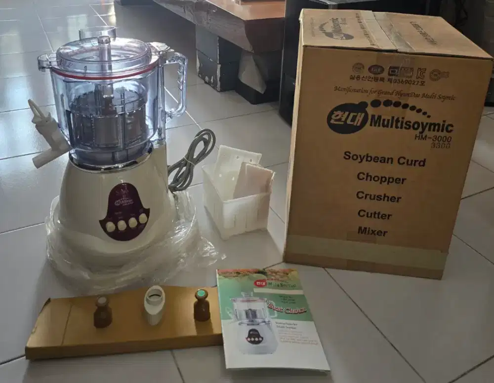 Blender & buat susu kedelai