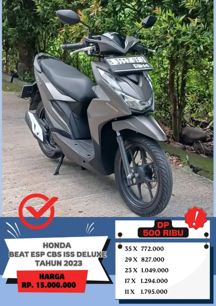 Honda Beat Deluxe Tahun 2023 DP 500Ribu