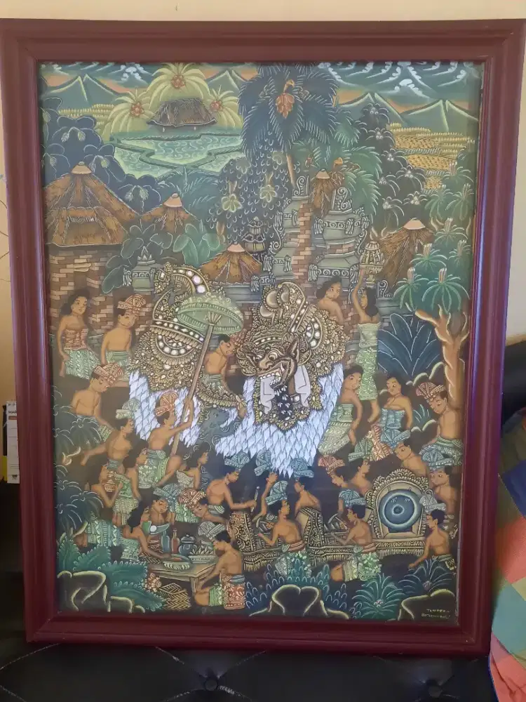 Lukisan motif Bali