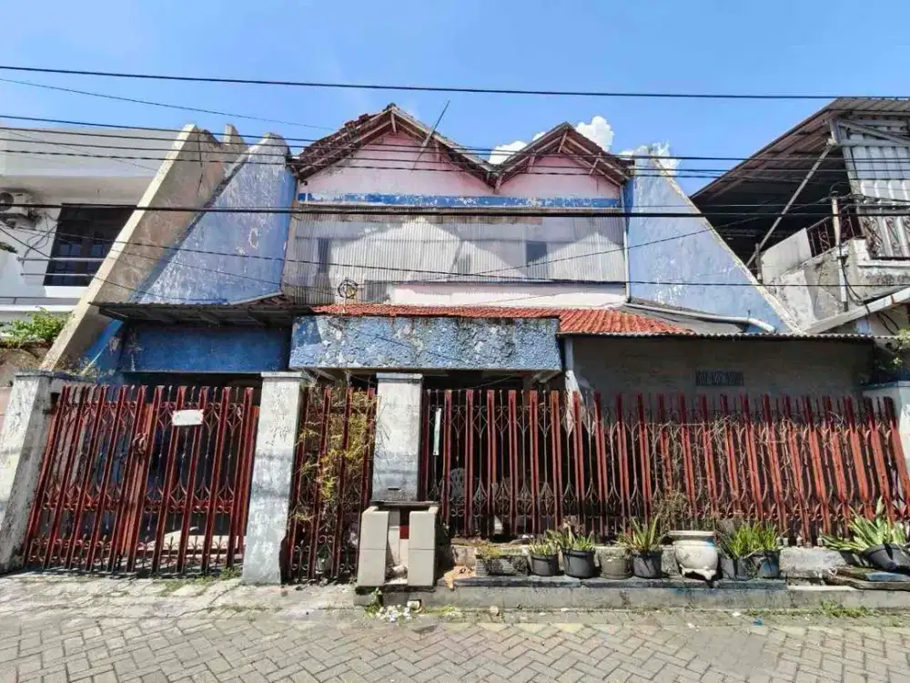 7jt/mtr Hitung Tanah‼️Rumah Karang Empat Surabaya Timur