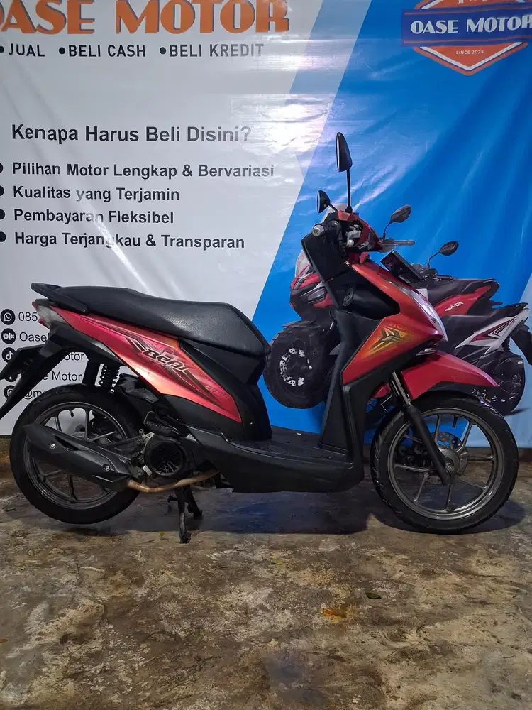(A) Honda Beat Fi Tahun 2015 Mulus kaleng panjang