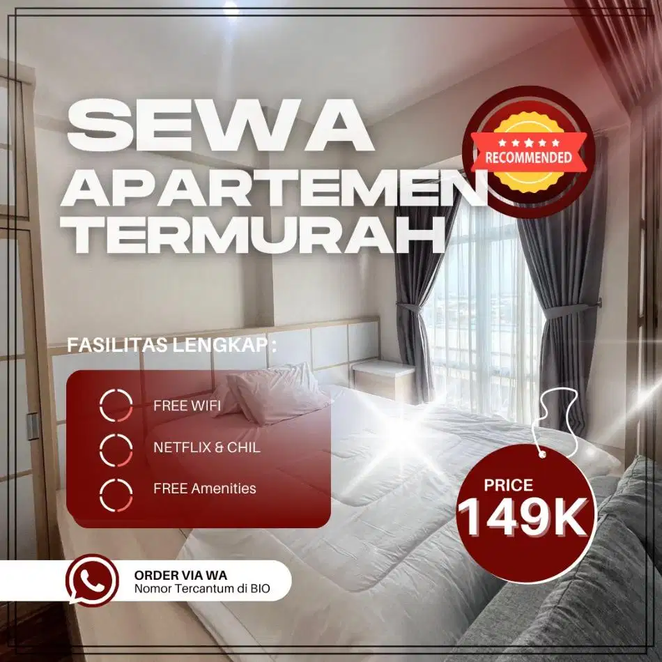 Sewa apartemen Bassura City Harian/Transit Termurah Jakarta Timur