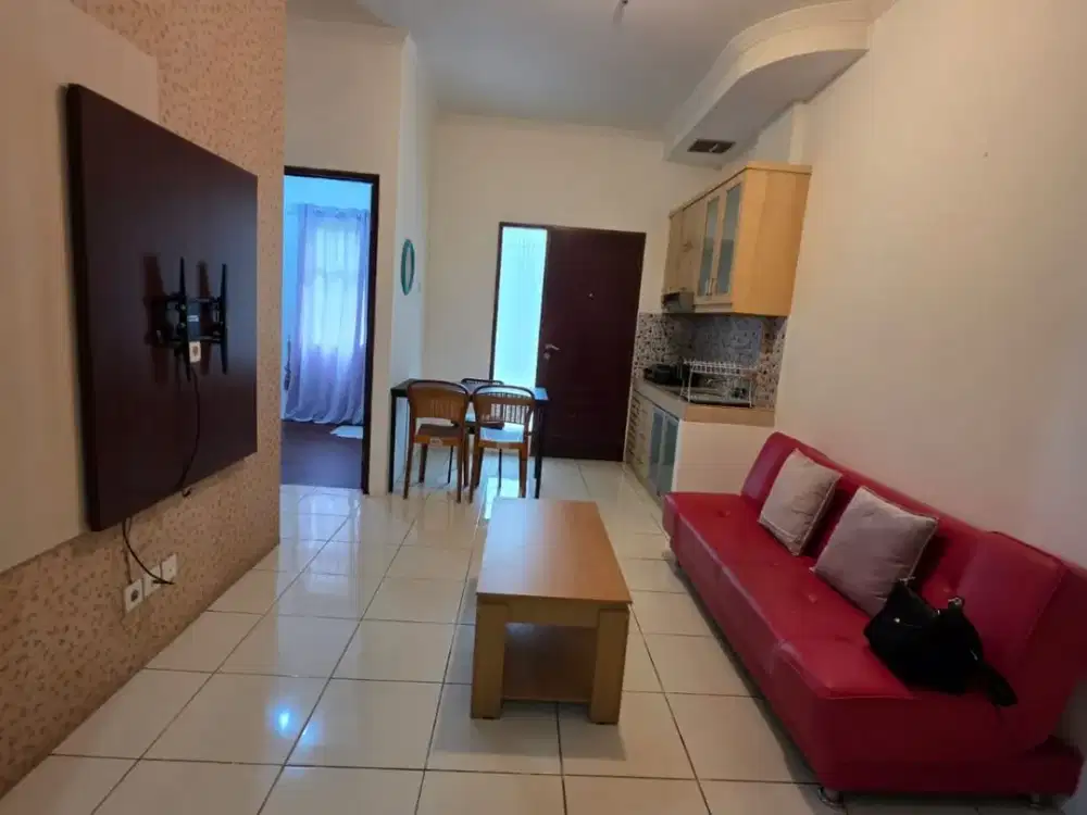 Disewakan Apartemen Mediterania Garden Residence 2 Type 2 Kamar Low Floor di Tanjung Duren Jakarta Barat