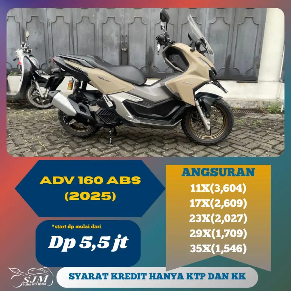 ADV 160 ABS 2025 (Nik24) Free BBN DKI