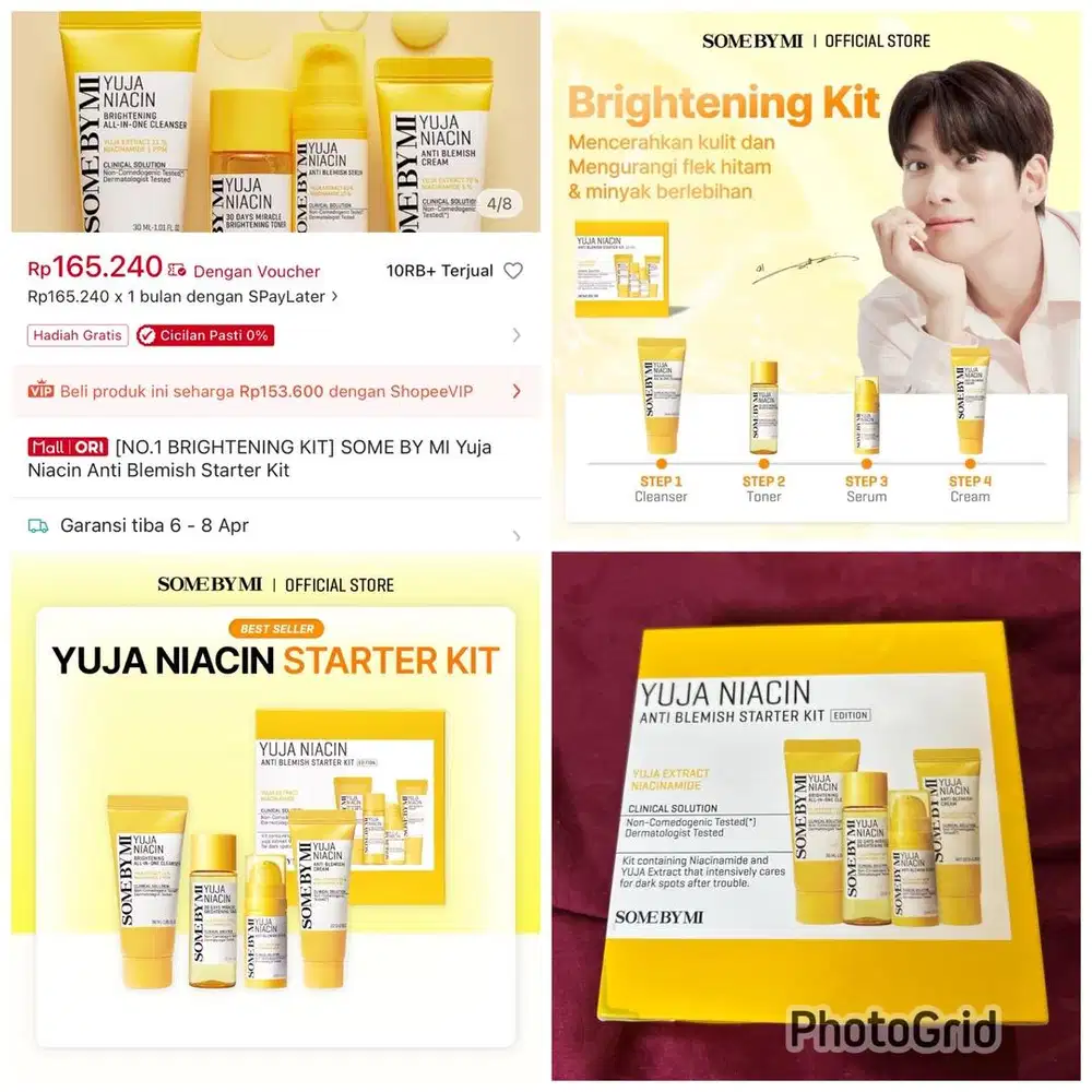 Somebymi Yuja Niacin Brightening Starter kit