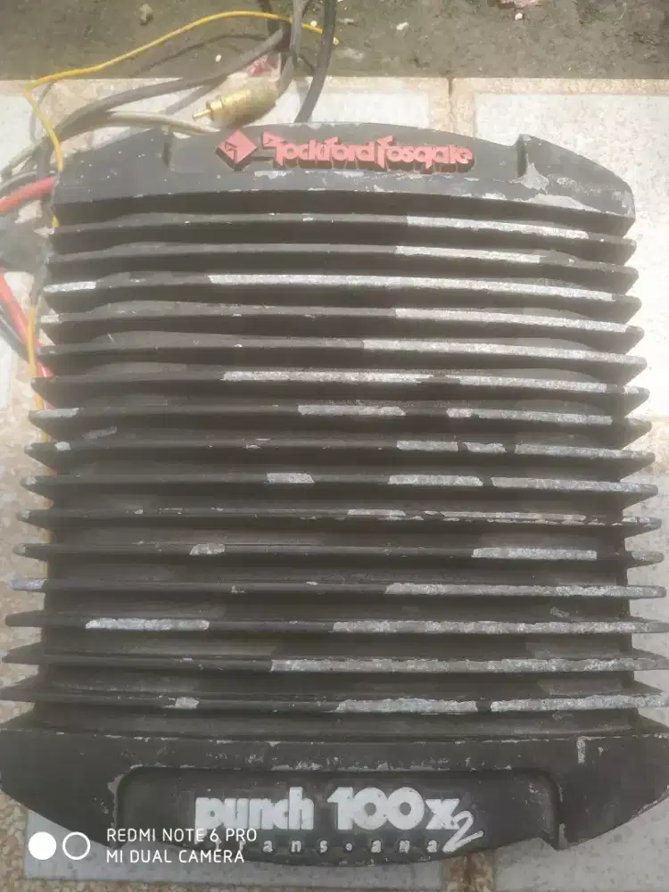 Jual komponen audio mobil amplifier model lama n  crossover elektronik