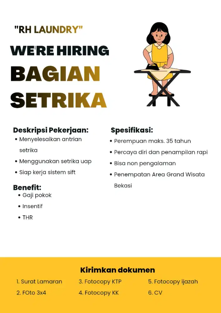 loker laundry full time