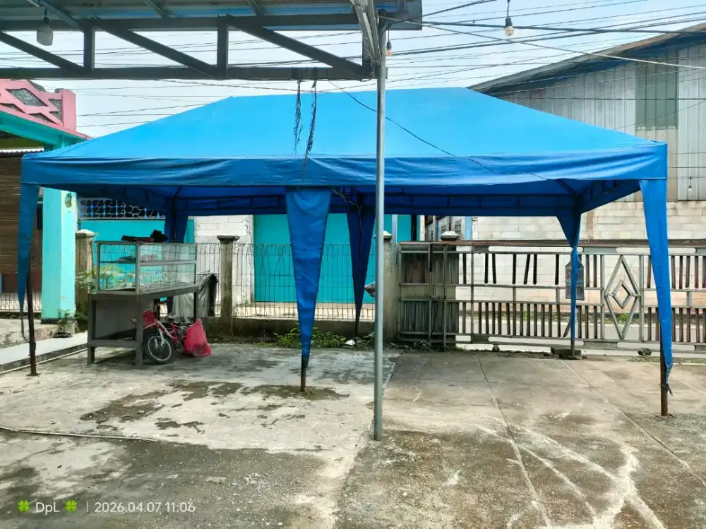 Tenda Besi Biru 3×6
