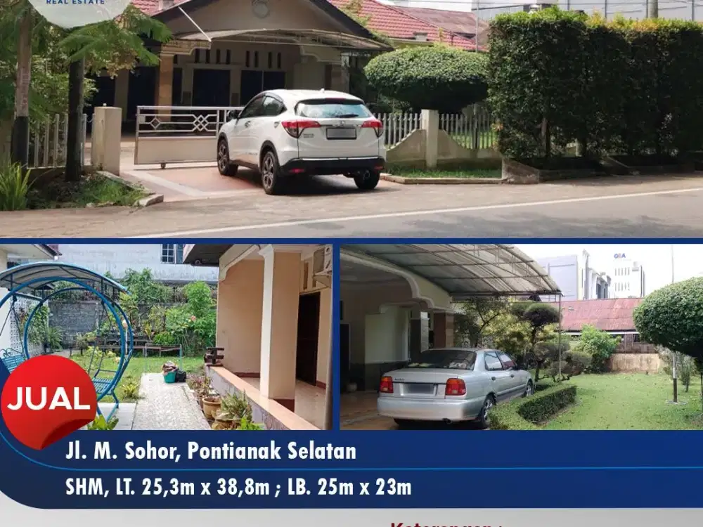 Rumah Kawasan Premium Siap Huni atau Bangun Usaha Akses Langsung Jl. M Sohor, Pontianak Selatan