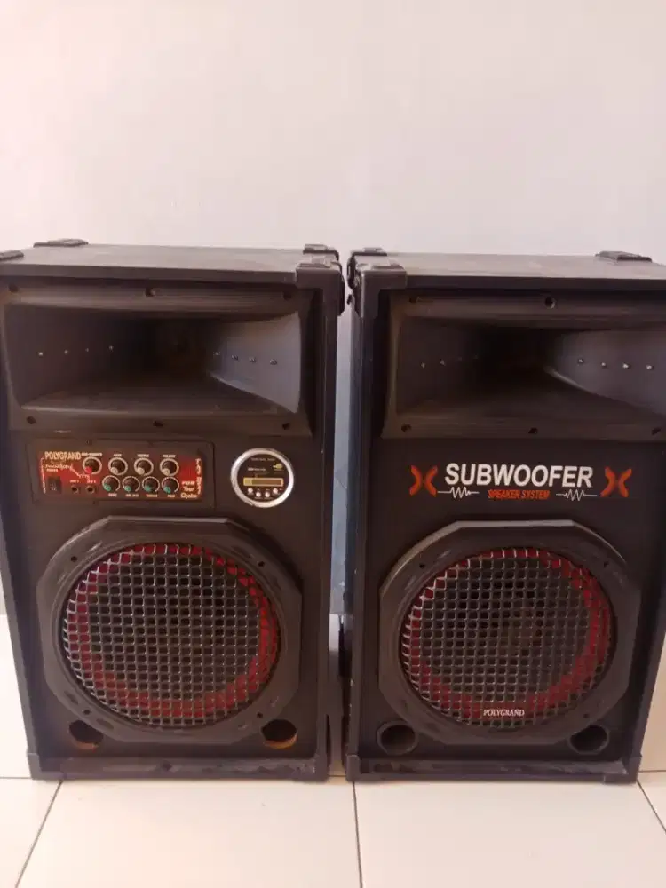 SEPASANG SPEAKER AKTIF SUBWOOFER 12 INCH
