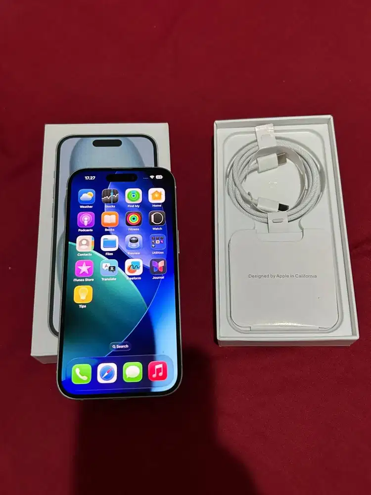 Iphone 15 128Gb Blue All Operator Bh 100% Fullset Like New