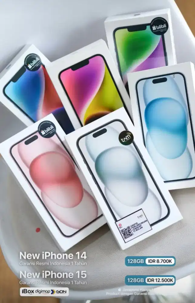iPhone 14 new iBox tanpa DP