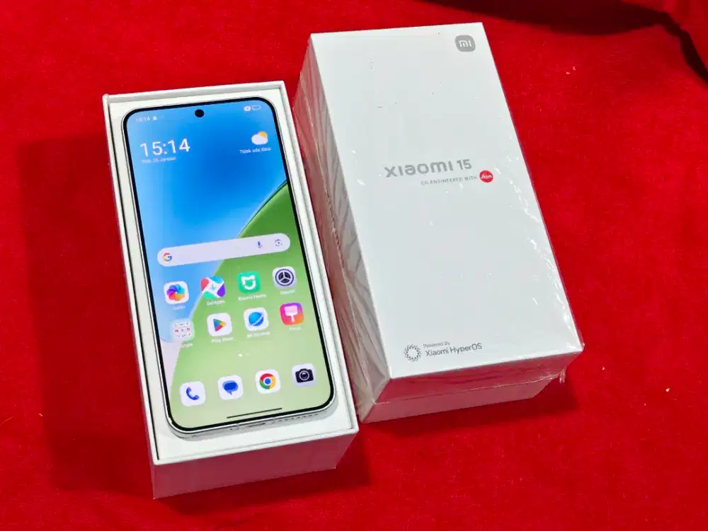 Xiomi 15 12/512 resmi lengkap mulusss masih garansi resmi panjang