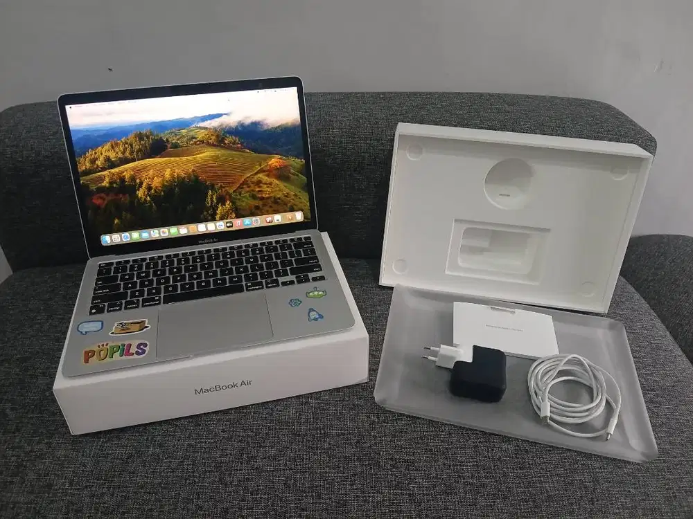 Macbook Air M1 ex iBox RAM 8GB SSD 256GB Fullset