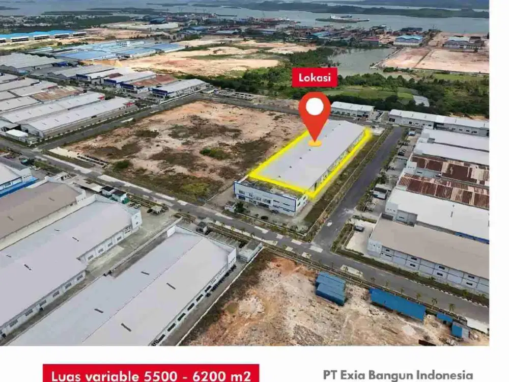 disewakan 1 lunit workshop industri 5500-6200, Sagulung