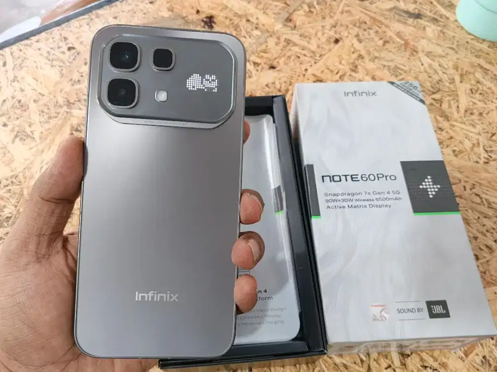 Infinix Note 60 pro 5g Ram 8/256gb fullset Ori nominus