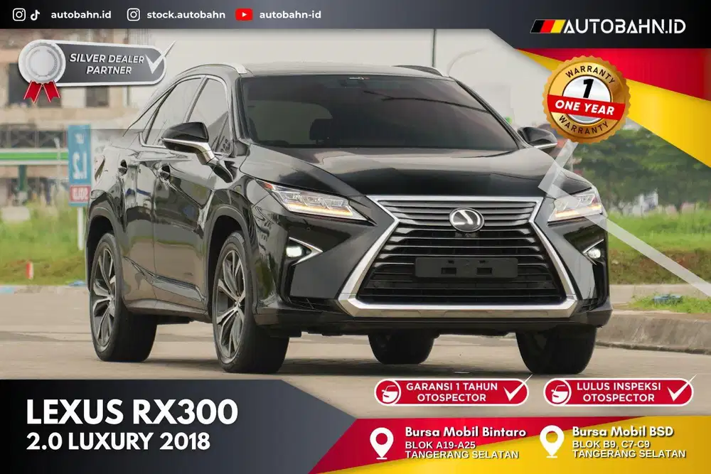 (DP 60jt) Lexus RX300 Luxury 2.0 2018