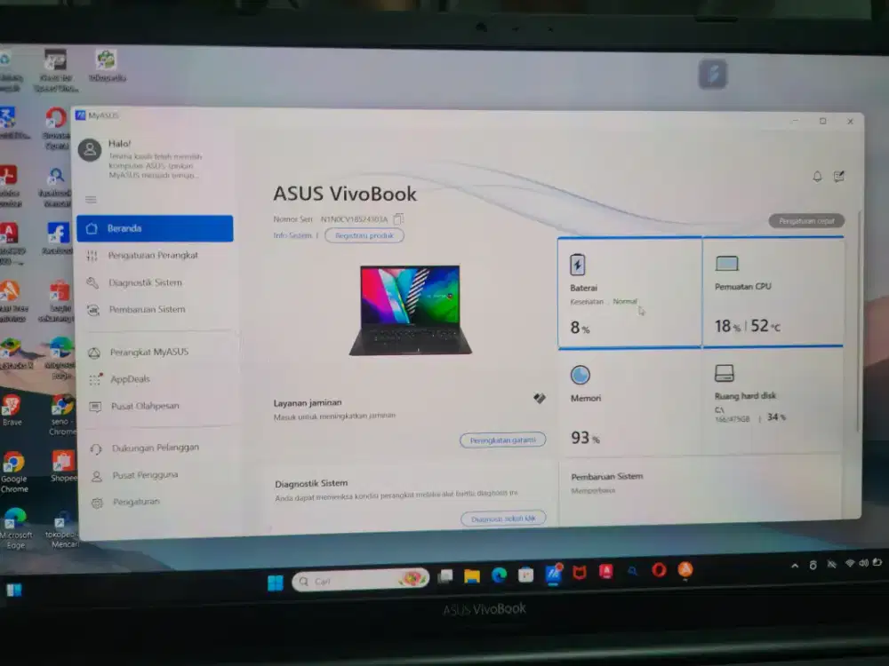 Asud Vivo ook K513E Oled