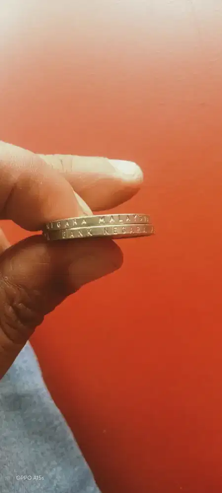 Uang Coins kuno 50 Sen Malaysia perak