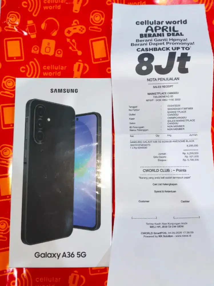 Samsung A36 5G 8/256GB