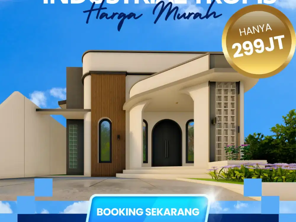Promo Rumah Industrial Tipe 36, Harga 200 Jutaan Aja!