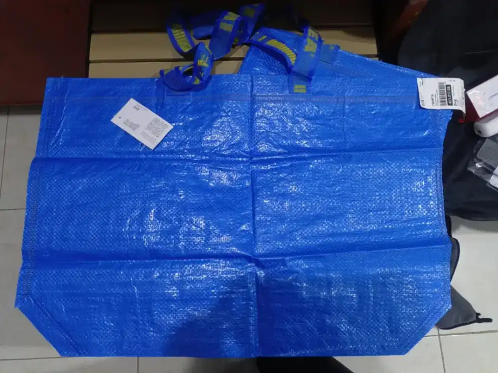 Tas Kantong Belanja/laundry merk Ikea UK.36L 45x18x45cm Kuat dan awet