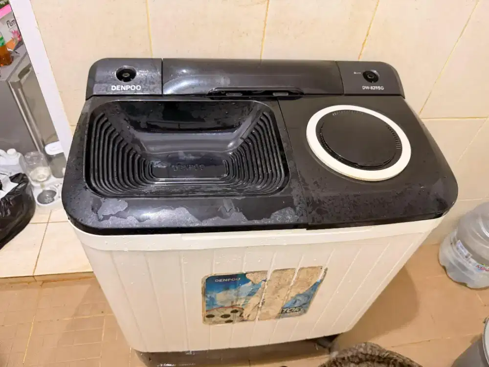 Mesin cuci Denpo 8kg 2 tabung