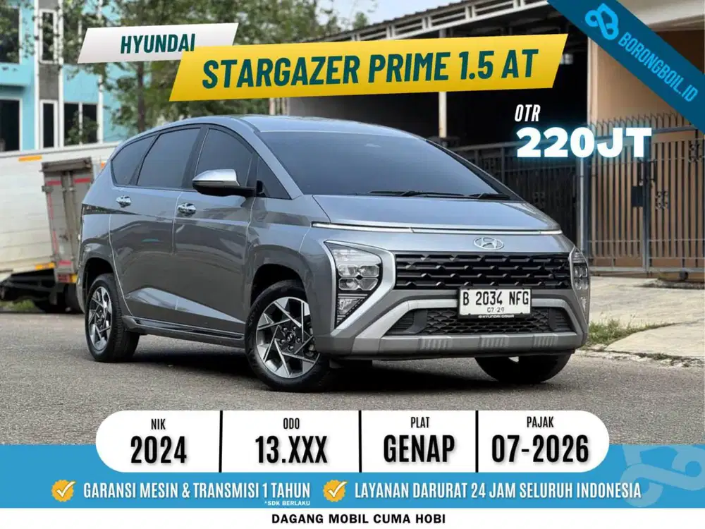 Super LOW KM! Hyundai Stargazer Prime AT 2024 Silver