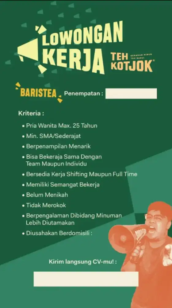 Baristea Transmart graha