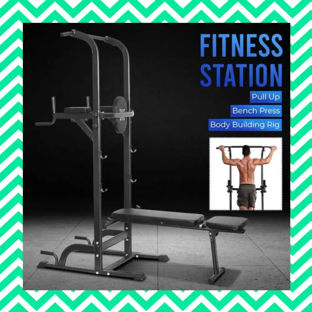 Pull up benchpress alat fitnes kebugaran STG-833