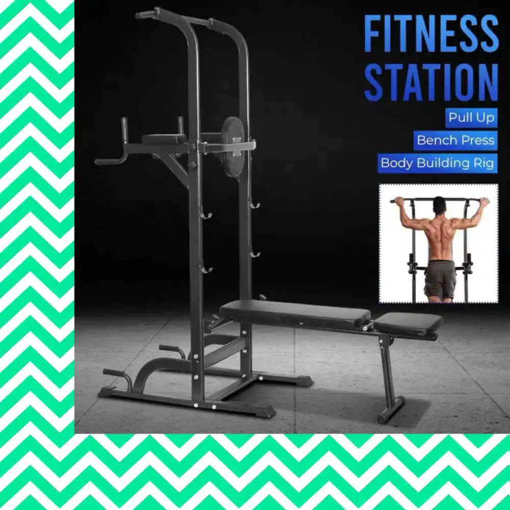Pull up benchpress alat fitnes kebugaran STG-833