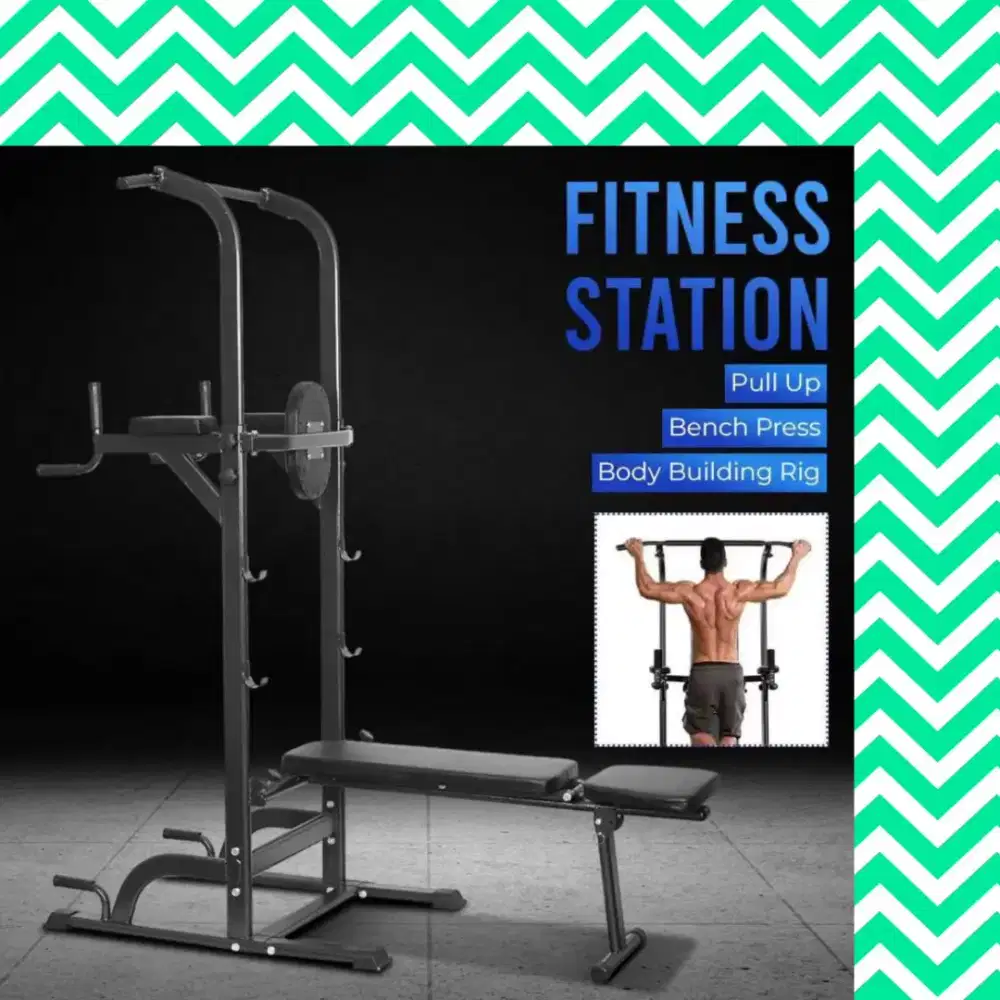 Pull up benchpress alat fitnes kebugaran STG-833