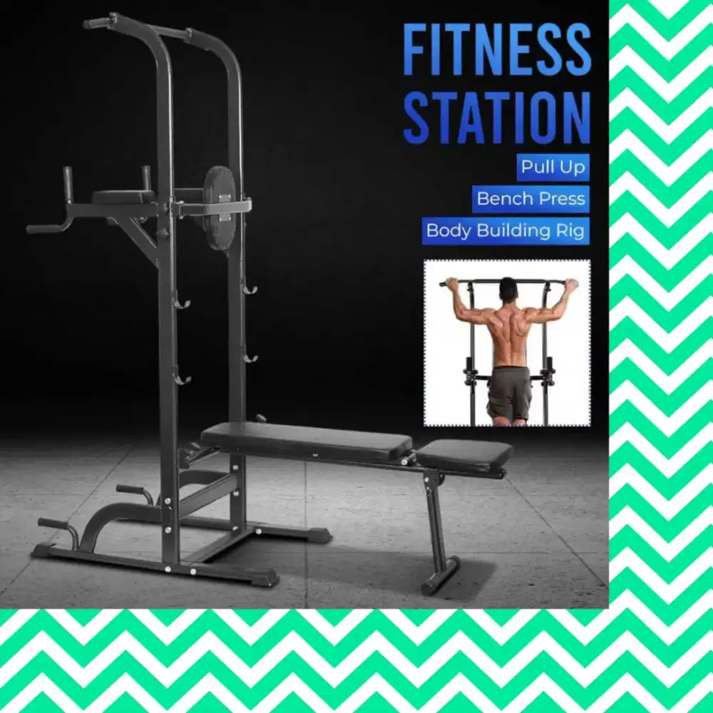 Pull up benchpress alat fitnes kebugaran STG-833